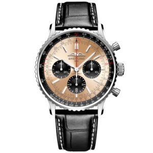 Navitimer 43mm Copper/Black Dial Men's Chronograph Watch
