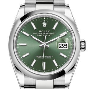 Rolex Datejust 36 Mint Green Dial Watch 126200