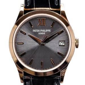 Patek Philippe Calatrava Hausmann Limited Edition Grey Dial Rose Gold Watch 5296R-016