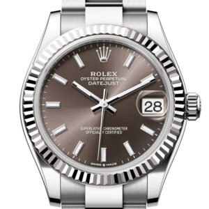 Rolex Datejust 31 Brown Dial Fluted Bezel Ladies Watch 278274 278274-0015