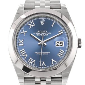 Rolex Datejust 41 Blue Roman Dial Automatic Jubilee Men's Watch 126300