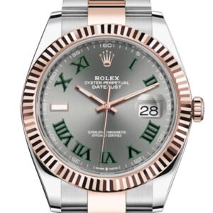 Rolex Datejust 41 Slate Dial Men's Steel and 18kt Everose Gold Oyster Watch 126331