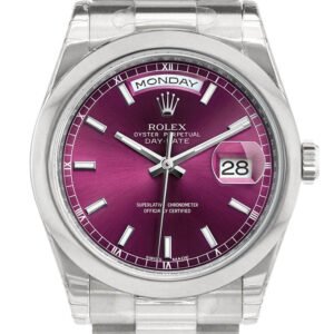 Rolex Day Date 36 Cherry Dial President Men's Watch 118206