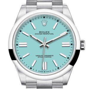 Rolex Oyster Perpetual 41 Turquoise Dial Oyster Bracelet Watch 124300