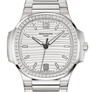 Patek Philippe Nautilus Automatic Diamond Silver Dial Unisex Watch 7118/1200A-010
