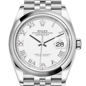 Rolex Datejust 36 White Dial Automatic Jubilee Watch 126200