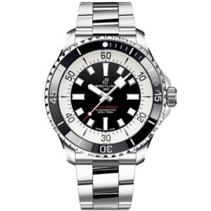 Superocean 44mm Black Dial Men's Automatic Bracelet Watch