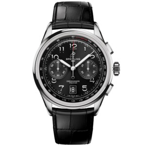 Premier B01 42mm Black Dial Automatic Chronograph Strap Watch
