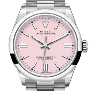 Rolex Oyster Perpetual 36 Pink Dial Oyster Bracelet Watch 126000