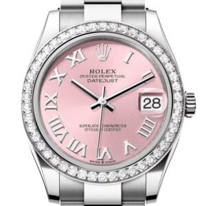 Rolex Datejust 31 Pink Roman Dial Ladies Watch 278384RBR 278384RBR-0023