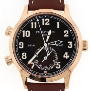 Patek Philippe Complications Calatrava Pilot Travel Time Automatic Men's Watch 5524R-001