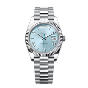 Rolex Day Date Platinum Ice Blue Replica Clone