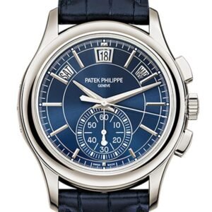 PATEK PHILIPPE Complications Blue Dial Annual Calendar Platinum Men's Watch 5905P-001