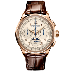 Premier Datora 42mm 18ct Red Gold Silver Dial Automatic Watch