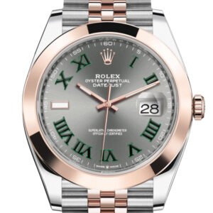 Rolex Datejust 41 Slate Dial Steel and 18K Rose Gold Men's Watch 126301