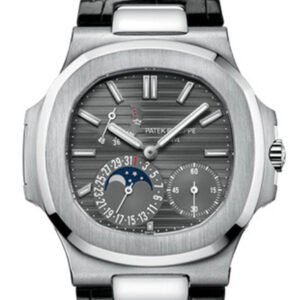 Patek Philippe Nautilus Automatic Moonphase Slate Grey Dial Men's Watch 5712G-001
