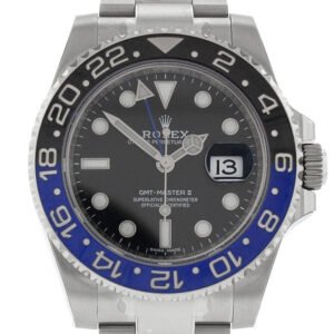 ROLEX GMT-Master II Batman 40 Black Dial Steel Men's Watch 116710BLNR 116710
