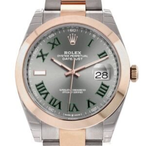 Rolex Datejust 41 Slate Dial Men's Steel and 18kt Everose Gold Oyster Watch 126300