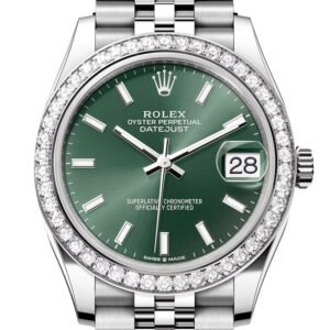 Rolex Datejust 31 Green Dial Jubilee Ladies Watch 278384RBR 278384RBR-0022