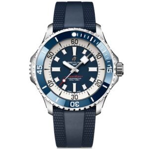 Superocean 46mm Blue Dial Men's Automatic Strap Watch