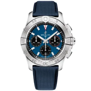 Avenger Chronograph 42mm Blue Dial Automatic Strap Watch