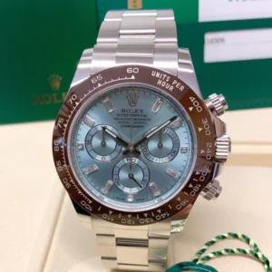 Rolex Cosmograph Daytona 40mm Platinum Ice-Blue Dial m116506-0002 Unworn