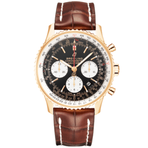 Navitimer 18ct Red Gold 43mm Black Dial Men's Chronograph Watch