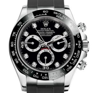 Rolex Cosmograph Daytona Black Dial Oysterflex Strap Mens Watch 116519LN 116519