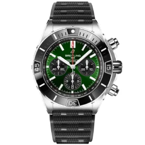 Super Chronomat 44mm Green Sunray Dial Men's Automatic Watch