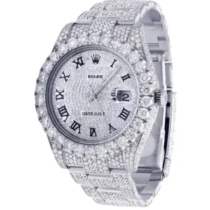 Replica Rolex Date Just 116300 All Diamond