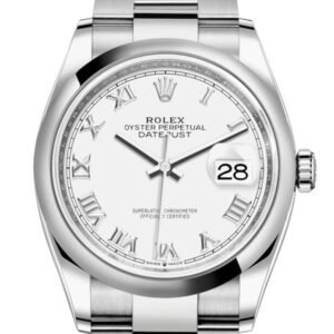 Rolex Datejust 36 White Dial Automatic Watch 126200