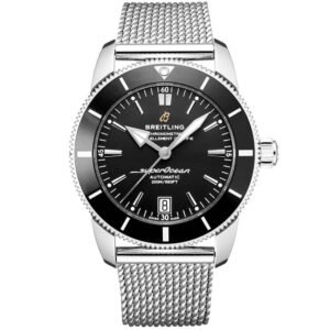 Superocean Heritage II 42mm Black Dial & Bezel Men's Bracelet Watch