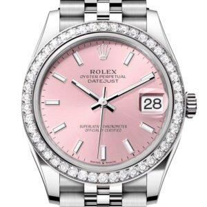 Rolex Datejust 31 Pink Dial Jubilee Ladies Watch 278384RBR 278384RBR-0018