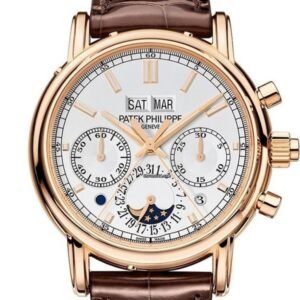 Patek Philippe Grand Complications Chronograph white Dial 38mm Men's Watch 5204R-001