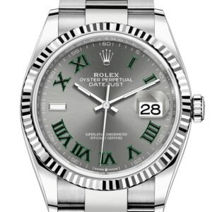 Rolex Datejust 36 Slate Dial Fluted Watch 126234