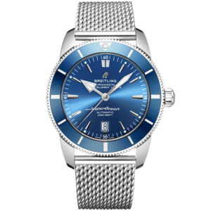 Superocean Heritage II 46mm Blue Dial & Bezel Men's Bracelet Watch