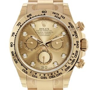 Rolex Cosmograph Daytona Champagne Diamond Dial Automatic Men's Watch 116508