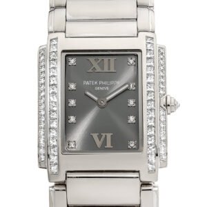 Patek Philippe Twenty four Gray Dial 30mm Ladies Watch 4910/20G-010