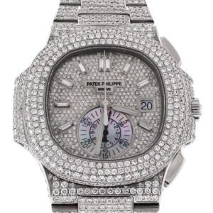 Patek Philippe Nautilus Custom Diamonds Men's Watch 5980/1A-019- Price Request Only