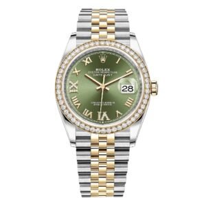 Rolex DATEJUST 36mm Oystersteel yellow gold and diamonds m126283rbr