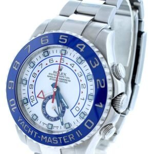 Rolex Yacht-Master II White Dial Stainless Steel Men's Watch 116680 Pre-Owend