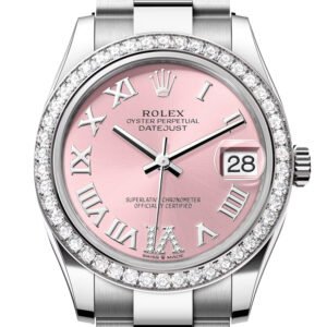 Rolex Datejust 31 Pink Roman Diamond Dial Ladies Watch 278384RBR 278384RBR-0027
