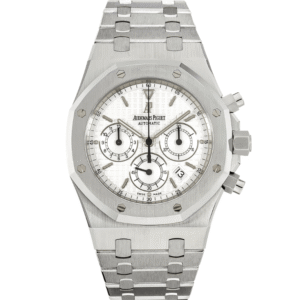 Replica Royal Oak Silver/White Chronograph