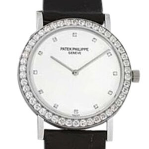 Patek Philippe Calatrava 5006G 18K White Gold 33mm Womens Watch 5006G Pre Owned