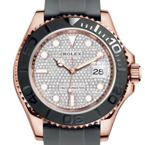 Rolex Yacht-Master 40 Automatic Diamond Set Dial 18kt Everose Gold Watch 126655