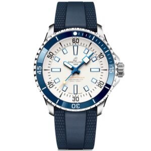 Superocean 42mm Silver Dial Men's Automatic Strap Watch