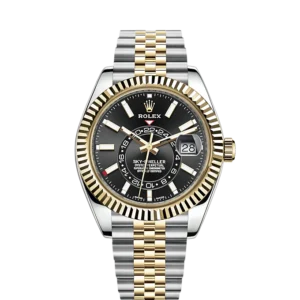 Rolex Sky-Dweller Black Dial Two-Tone 42mm 326933-0005 Unworn