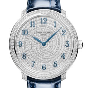 Philippe Calatrava Diamond Ribbon Joaillerie 18K White Gold Diamonds Watch 4978/400G-001