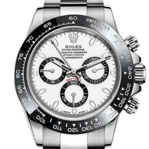ROLEX Cosmograph Daytona 40 White Dial Stainless Steel Oyster Men's Watch 116500LN 116500