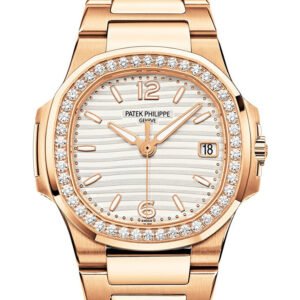 Patek Philippe Nautilus 18kt Rose Gold Diamond Ladies Watch 7010/1R-011 7010-1R-011